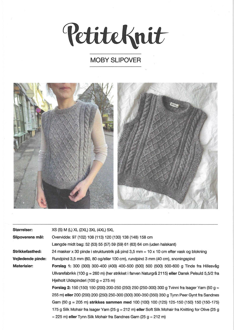 Moby Slipover - PetiteKnit opskrift