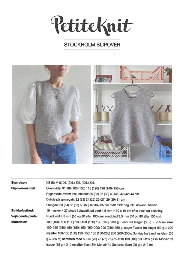 Stockholm Slipover - PetiteKnit opskrift
