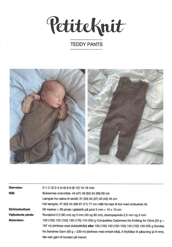 Teddy Pants  - PetiteKnit opskrift