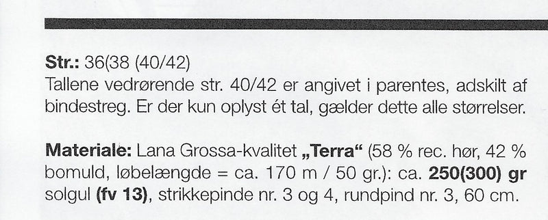 Lana Grossa opskrift - Terra - Poloshirt