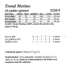 Viking opskrift hæfte 2220 - Dame Trend Merino