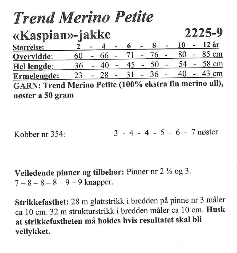 Viking opskrift hæfte 2225 - Barn 2-12 år