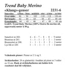 Viking opskrift hæfte 2231 - Dame Baby Merino