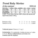 Viking opskrift hæfte 2231 - Dame Baby Merino