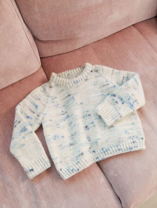 Sandnes Opskrift / 2401 Mykt til Barn/ Nr. 5 Debutant Sweater Junior