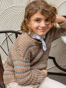 Sandnes Opskrift / 2405 Sommerbarn / Nr. 3 Sebbe Sweater Junior