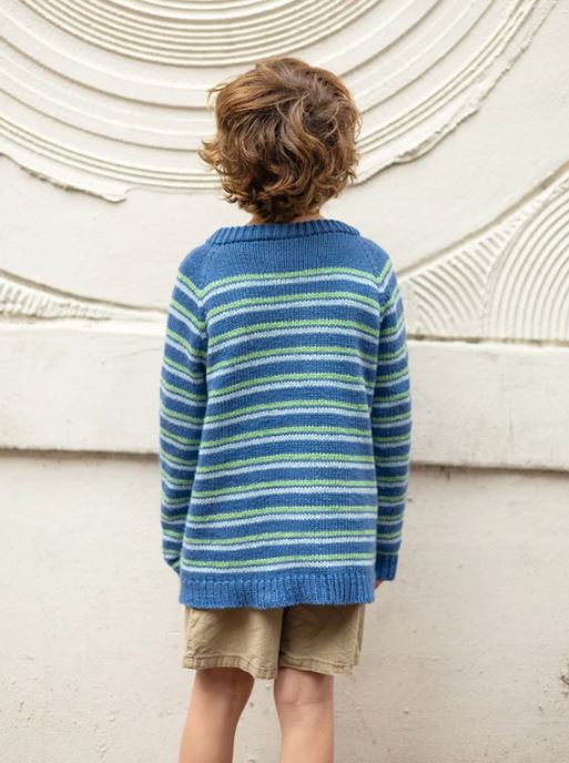 Sandnes Opskrift / 2405 Sommerbarn / Nr. 7 Collin Sweater Junior