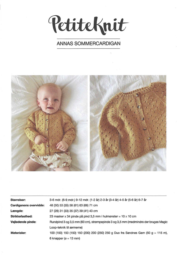 Annas Sommercardigan - PetiteKnit opskrift