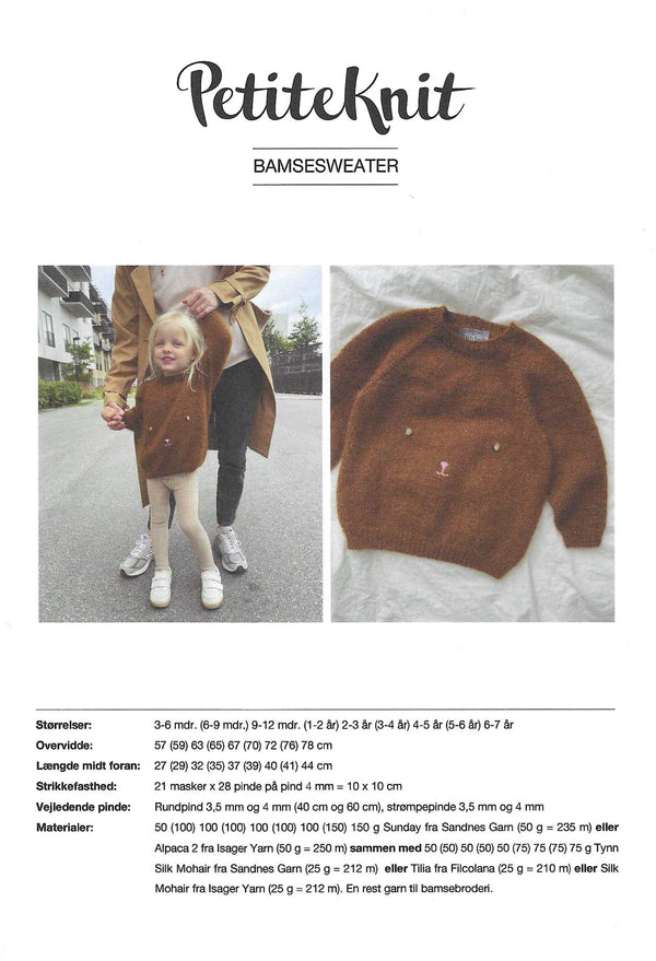 Bamsesweater - PetiteKnit opskrift