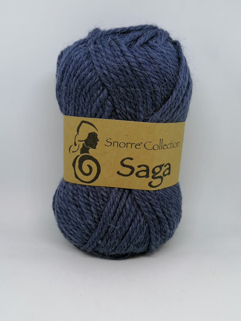 Jeansblå Viking garn