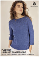 Lana Grossa opskrift - Bluse med hulmønster