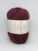 Bordeaux Alpakka Ull