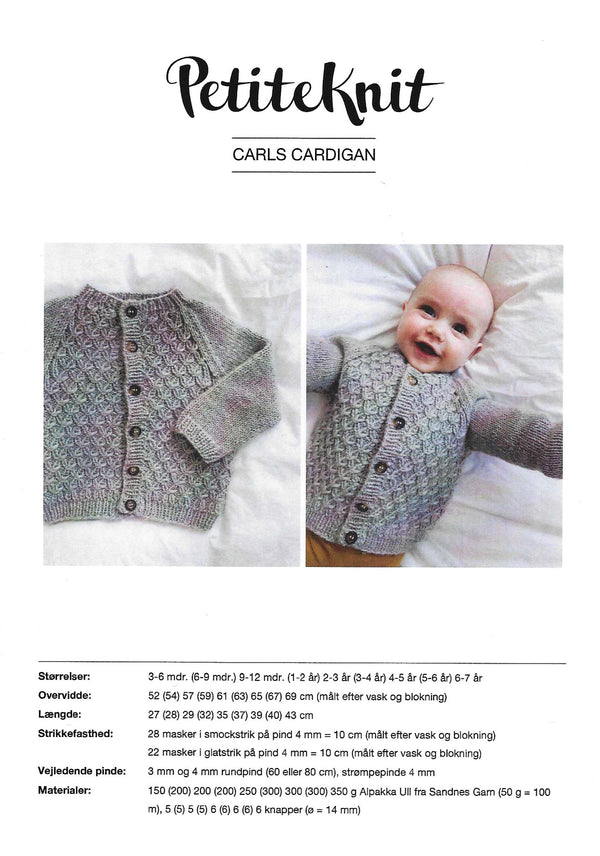 Carls Cardigan - PetiteKnit opskrift