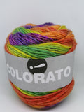 Colorata Aktion Citrusgul-Roed-Orange-Lilla-Blaaviolet