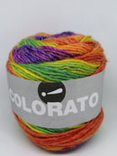 Colorata Aktion Citrusgul-Roed-Orange-Lilla-Blaaviolet