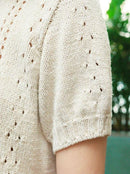 Sandnes Opskrift / 2404 Sommerstrik / Nr. 9a og 9b  Cornelia Tee & Skirt