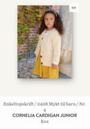 Sandnes ENKELT opskrift - 2408-04 Cornelia Cardigan Junior
