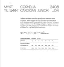 Sandnes ENKELT opskrift - 2408-04 Cornelia Cardigan Junior