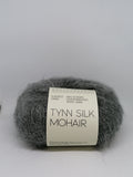 Tynn Silk Mohair - Dark Grey Melange
