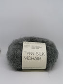 Tynn Silk Mohair - Dark Grey Melange