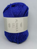 Dazzling blue Alpakka Ull