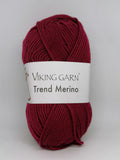 Dyb rød Trend Merino