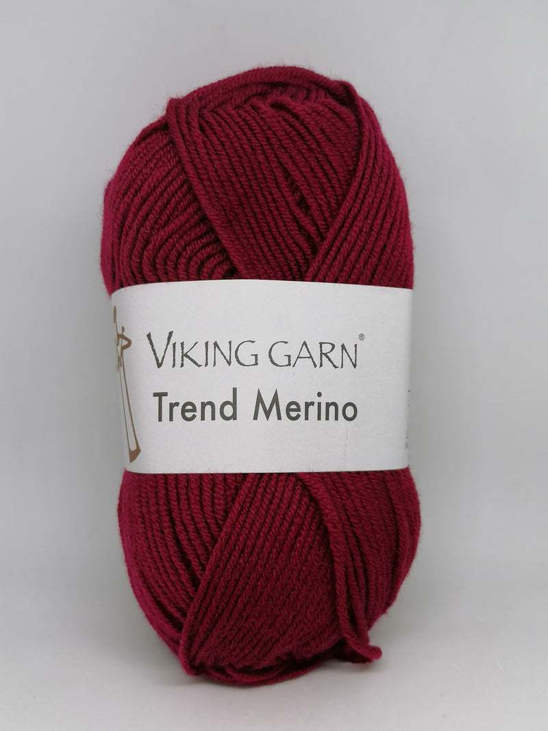Dyb rød Trend Merino