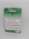 Elastik 10mm - 3m - Hvid