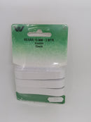 Elastik 10mm - 3m - Hvid