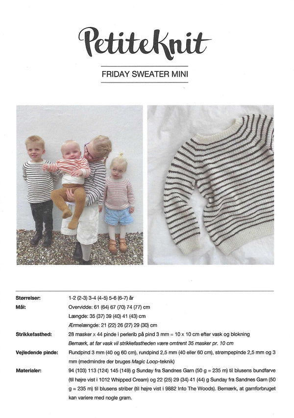 Friday Sweater Mini  - PetiteKnit opskrift