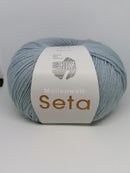 Meilenweit 100 Seta - Fabriksinformation: Lana Grossa, Ingolstädter Str. 86, 85080 Gaimersheim, Germany - office@lanagrossa.de