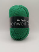 Mellemweit 8-fach 150 g - grøn