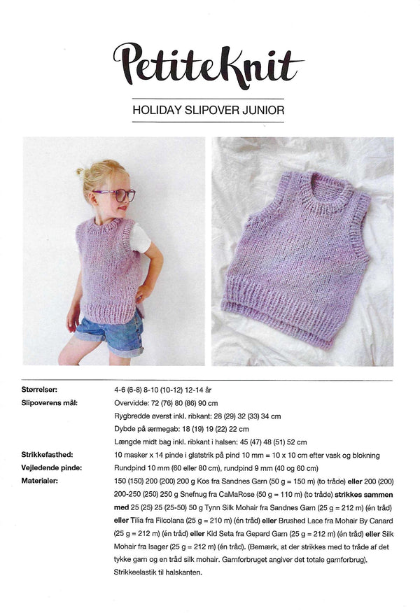Holiday Slipover Junior - PetiteKnit opskrift