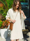 Sandnes Opskrift / 2404 Sommerstrik / Nr. 1 Linnea Dress