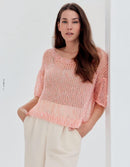 Lana Grossa opskrift - Kortærmet bluse  - Bella Model 02 Lookbook 16