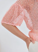 Lana Grossa opskrift - Kortærmet bluse  - Bella Model 02 Lookbook 16