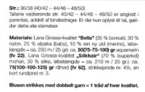 Lana Grossa opskrift - Kortærmet bluse  - Bella Model 03 Lookbook 16