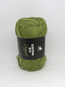 Lys armygrøn 8/4 bomuld