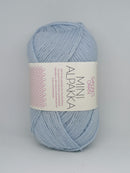 Lyseblå Mini Alpakka