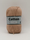 Cotton 8/4 - Lysebrun