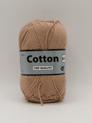 Cotton 8/4 - Lysebrun
