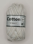 Cotton 8/4 - Lysgrå/Hvid 