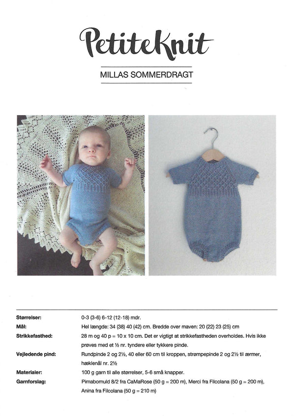 Millas Sommerdragt - PetiteKnit opskrift