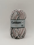 Cotton 8/4 multi - Sort og Hvid