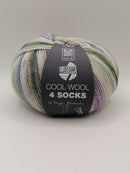 Cool Wool 4 Socks - Natur-turkis-Vanilje