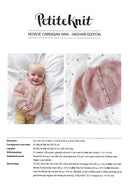 Novice Cardigan Mini – Mohair Edition - PetiteKnit opskrift