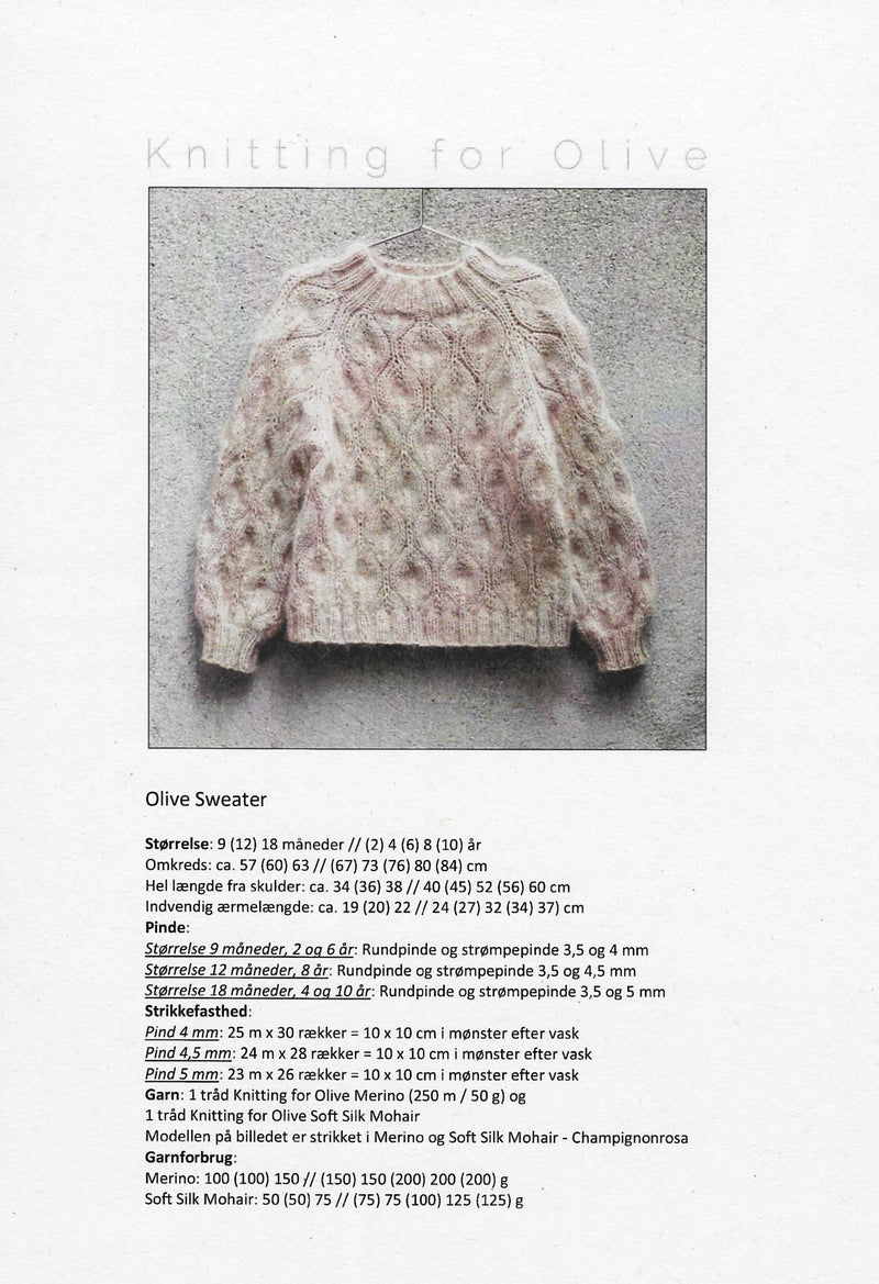 Olive Sweater - Knitting for Olive opskrift