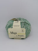 Maja - Petrol/brun meleret