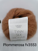 Plommerosa Tynn Silk Mohair
