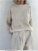 Porcelain Damask Sweater - Le Knit - Lene Holme Samsøe opskrift